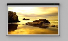 Ecran de proiectie Sopar New Slim, manual, perete, 155cm x