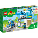 LEGO&reg; Duplo - Sectie de politie si elicopter (10959)