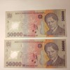 Di.139. Bancnota 50 000 lei 2001 circulata stare foarte buna