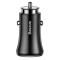 Incarcator Auto Baseus, Gentleman Universal, 2 x USB 4.8A, Negru