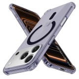 Husa iPhone 17 Pro Max Asteroid GSM Shockproof Clear Silicone MagSafe, fumuriu