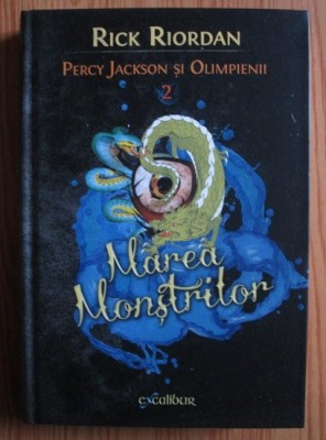 RICK RIORDAN - PERCY JACKSON ȘI OLIMPIENII 2 - MAREA MONȘTRILOR (CARTONATĂ) foto