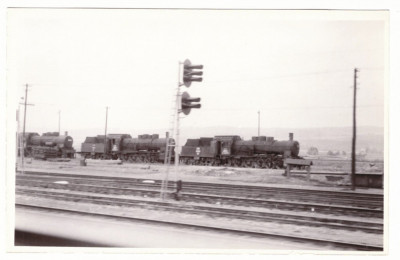 1374 - Train, LOCOMOTIVE, Romania - old postcard, real PHOTO - unused - 1960 foto