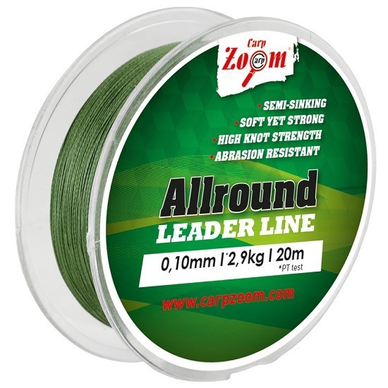 FIR CARP ZOOM TEXTIL LEADER ALLROUND 20m 0.18mm Gri