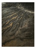 Tablou Canvas, "Ținuturile misterioase ale păm&acirc;ntului arid", Văi, Creste, Texturi, Umbre, Reliefului, Eroziune, Contrast, Natură, Detaliu, Linii, 26 x