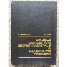 Bazele Cercetarii Experimentale A Masinilor Termice - N.apostolescu D.taraza , B164