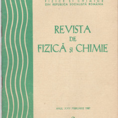 Revista De Fizica Si Chimie - Anul XXIV, Nr.:2 , FEBRUARIE 1987