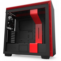 Carcasa NZXT H710 Matte Black Red foto