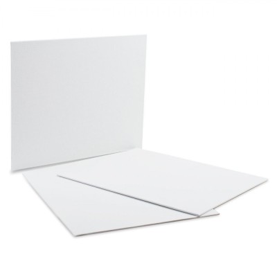 Canvas Pictură, A4, Set 3 Bucăți, Alb, Carton cu Musama foto