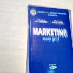 MARKETING Teste Grila - Ion Smedescu, Eugen Ghinea - 2002, 128 p.