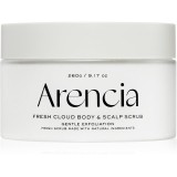 Arencia Fresh Cloud White Tea &amp; Neroli crema delicata pentru exfoliere pentru corp si par 260 g