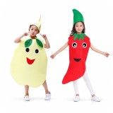 Cumpara ieftin Set doua costume pentru copii Ardei si Para DEPOX&reg;, rosu, marime universala