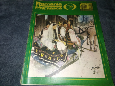 LOT 12 REVISTE ROMANIA PITOREASCA 1979 AN COMPLET foto