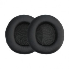 Set 2 Perne de urechi pentru casti Sony MDR-DS7000/RF6000/RF6500, Kwmobile, Negru, Piele ecologica, 51579.01