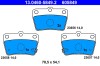 ATE 13.0460-5849.2 set placute frana,frana disc