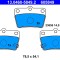 ATE 13.0460-5849.2 set placute frana,frana disc