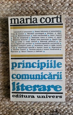 PRINCIPIILE COMUNICARII LITERARE - MARIA CORTI foto