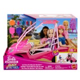 Vehicul de plaja Barbie Mysteries, Beach Detectives, Ultimate Beach Buggy, JFV68