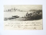 Rară! Ungaria-Budapesta:Dunarea cu parlamentul,carte postala circulata 1899 cu stampila rara de Zloczow(Galitia)
