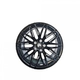 Set 4 Jante Aliaj PDW R18 5x112 8J ET38 Negru Lucios - Compatibil VW, Audi, Mercedes, Skoda, Seat
