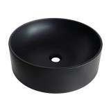 Lavoar SanDonna CIRCLE Negru Metalic, 440x440x135 mm