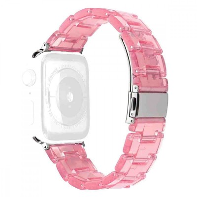 Curea polimer, compatibila Apple Watch 9|8|7|6|5|4|3|2|1 Series, 41mm|40mm|38mm, Cotton Candy foto