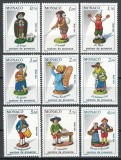 Monaco 1984 Mi 1653/61 MNH - Crăciun: Figurine din Provence (I), Nestampilat