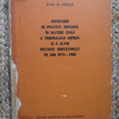 Ioan G. Mihuta - Repertoriu de practica judiciara in materie anii 1975 - 1980