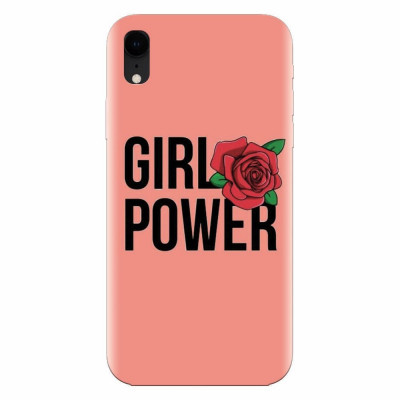 Husa silicon pentru Apple Iphone XR, Girl Power 2 foto