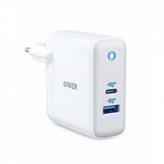 Incarcator de retea Anker 60W 2 porturi USB Power Delivery Alb foto