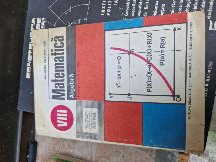 Manual Matematică vintage