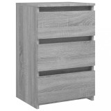 Cumpara ieftin Noptiera, gri sonoma, 40x35x62,5 cm, lemn compozit