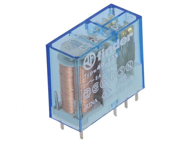 Releu electromagnetic DPDT 24VDC 15A