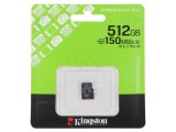 Card Memorie Kingston microSDXC 512GB Class 10 UHS-I U3 150MB/s SDCS3/512GBSP