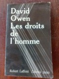 Les droits de l`homme- David Owen