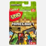 Joc de cărți UNO Minecraft, Ediție Specială, 2-10 jucători, 7+ ani, CMCLASS