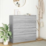 VidaXL Bufetă gri Sonoma 100x35x99 cm Lemn prelucrat
