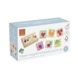 Puzzle legume din lemn in cutie, Orange Tree Toys