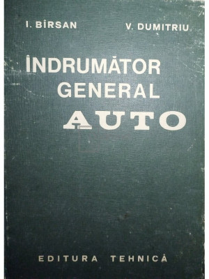 I. Birsan - Indrumator general auto (editia 1971) foto