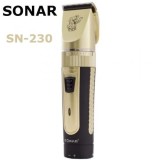 Aparat Tuns Animale Companie Sonar SN-230, Profesional, Acumulator, 4 Trepte (3-12mm), Accesorii Incluse: Pieptan, Foarfeca, Pila Gheare