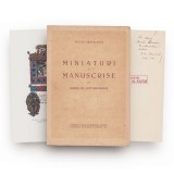 Victor Brătulescu, Miniaturi și Manuscrise din Muzeul de Artă Religioasă, 1939, cu dedicație pentru Barbu Slătineanu