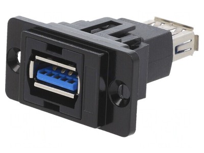 Adaptor USB A DualSlim USB 3.0 Aurit foto