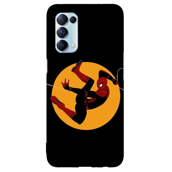 Husa compatibila cu Oppo A31 model Spiderman Swing, Silicon, TPU, Viceversa
