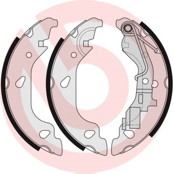 BREMBO S 23 521 ESSENTIAL LINE Set saboti frana