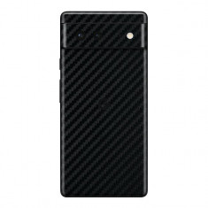 Set Folii Skin Acoperire 360 Compatibile cu Google Pixel 6 - Wraps Skin Carbon Black