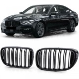 Grilaj sport cu doua lamele, performanta lucioasa, potrivit pentru BMW Seria 7 G11 15-19 Performance AutoTuning