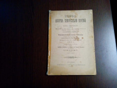 TIPIC ASUPRA SERVICIILOR DIVINE - Gerasimu Saffirinu - 1905, 94 p. foto