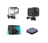 Set 4 accesorii pt Gopro Hero 8 Black , Carcasa , Rama , set Folie , Capac