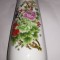 ANTIC ORIGINAL Vaza din Portelan Marcata QIANLONG Lucrata Manual Model Flori