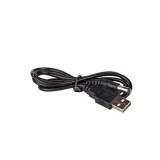 Cablu USB A mufa - DC 5.5/2.1 mufa 0.8m 5A negru AKYGA AK-DC-01